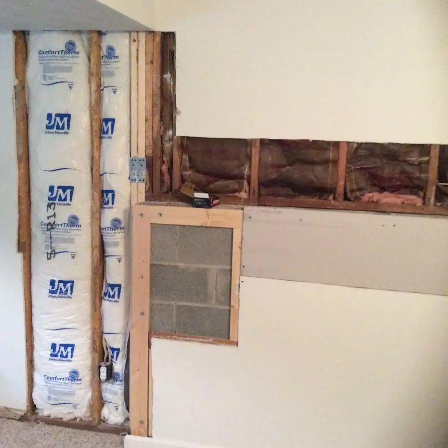 Wall insulation replacement during Odor Removal & Deodorization in Shrewsbury